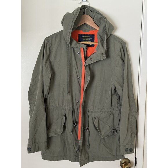 Alpha Industries VTG Military Jacket Mens Small M65 Fishtail Parka - Picture 1 of 12